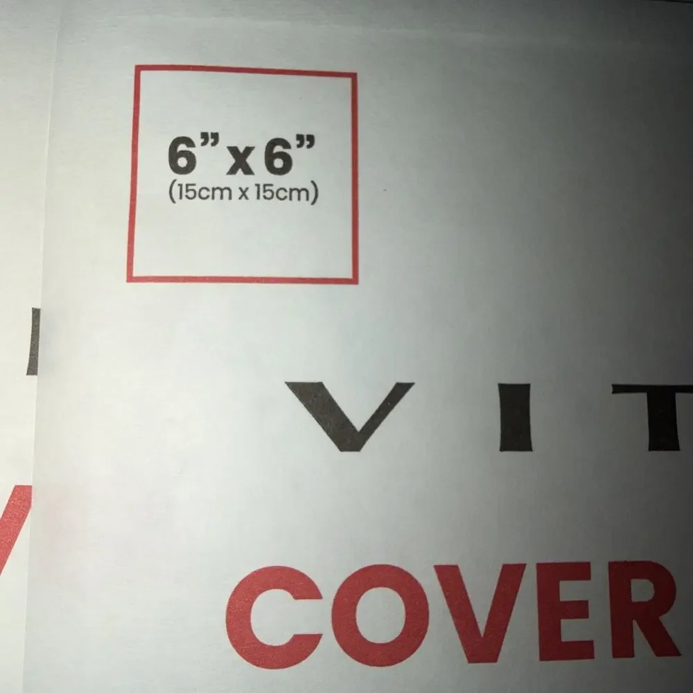 10 Vitale 6x6 Inches Cover Dressings Individual Packages Exp 2 2030 Sterile New